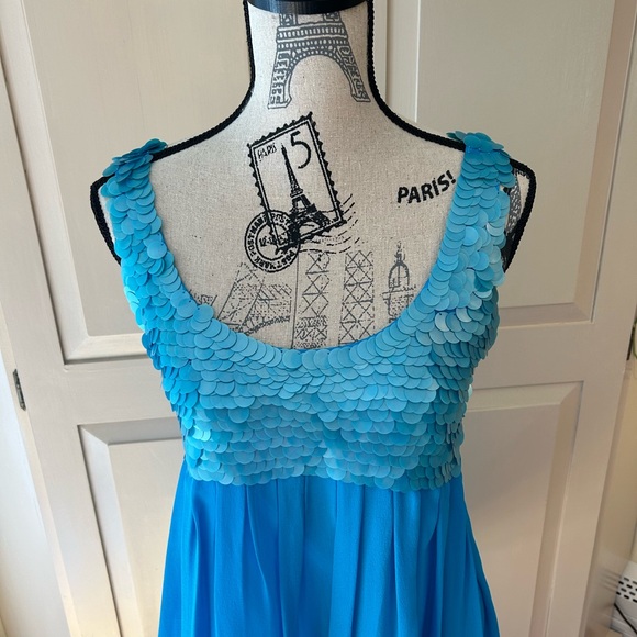 Nina Austin silk sequin top cocktail dress Size XS - Picture 4 of 6
